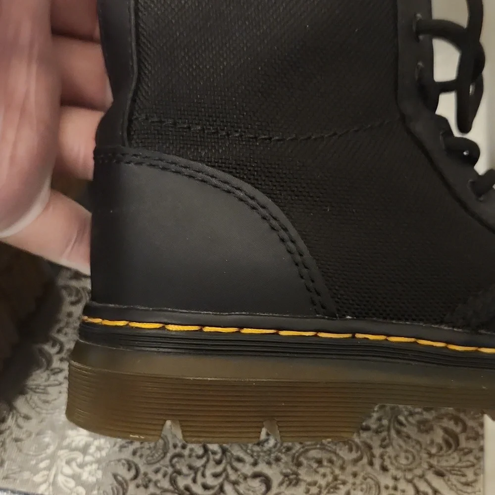 Kids Dr. Martens Black Combat Boots Size 1. - Picture 11 of 11